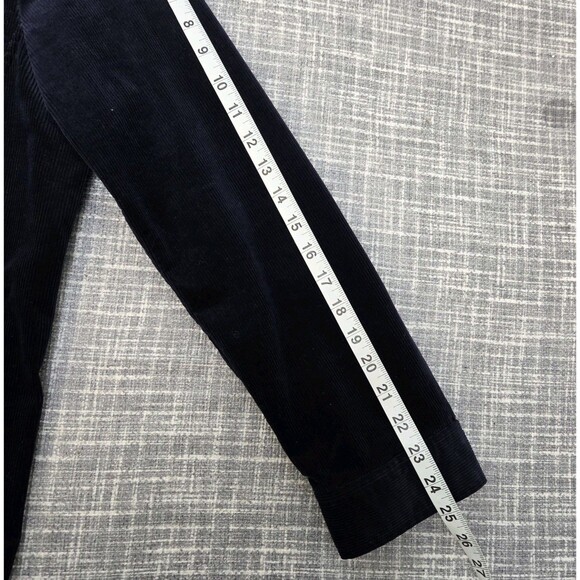 Talbots Stretch Corduroy Trucker Jacket Women's XL Black - Picture 6 of 11